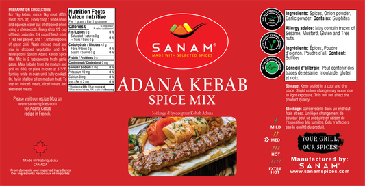 Sanam Adana Kebab Spice Mix