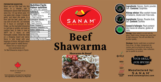 Sanam Beef Shawarma