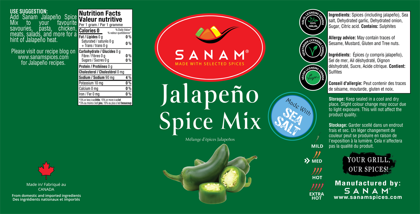 Sanam Jalapeño Spice Mix