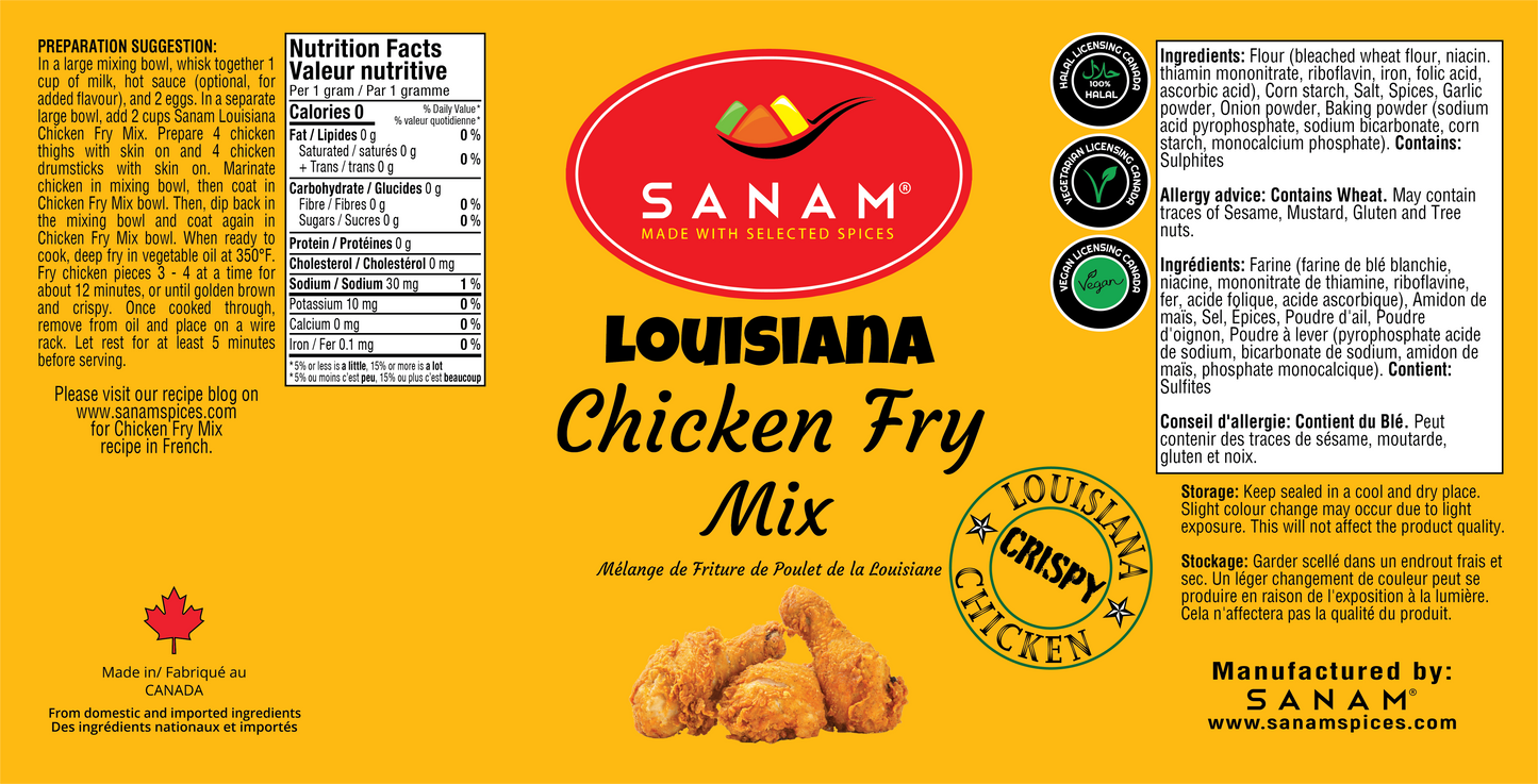 Sanam Louisiana Chicken Fry Mix