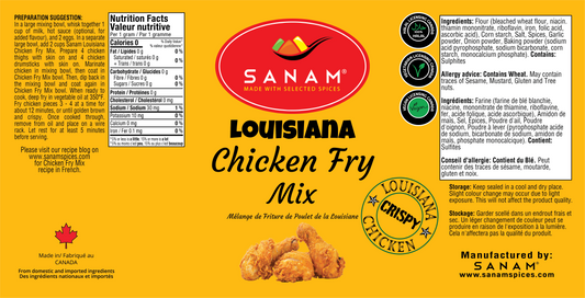 Sanam Louisiana Chicken Fry Mix