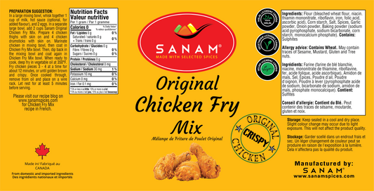 Sanam Original Chicken Fry Mix