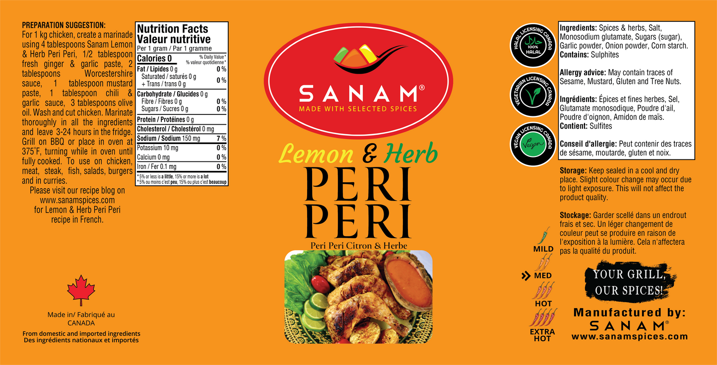 Sanam Peri Peri Lemon & Herb