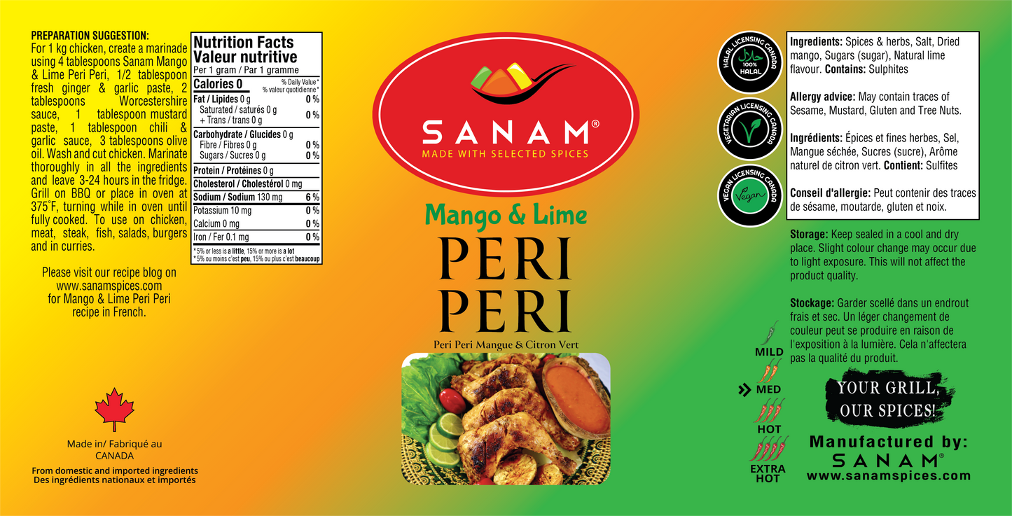 Sanam Peri Peri Mango & Lime