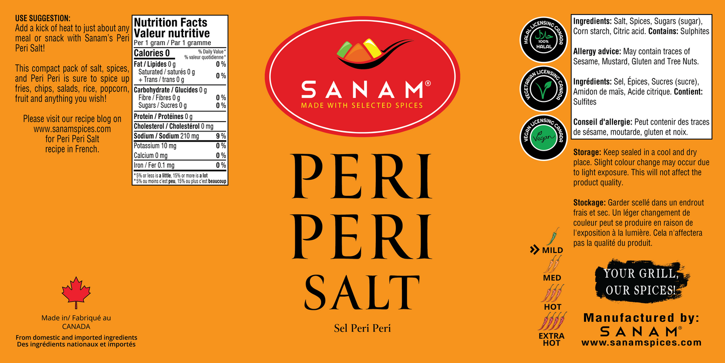 Sanam Peri Peri French fry Seasoning