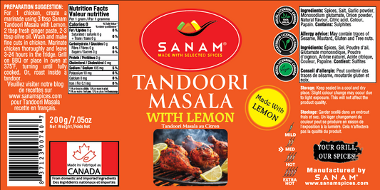 Tandoori Masala with Lemon