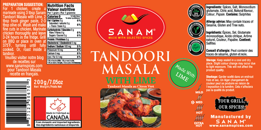 Tandoori Masala with Lime