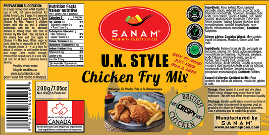 UK Style Chicken Fry Mix